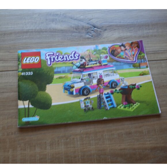 Lego Friends 41333 Olivia's Mission Vehicle Instruction Manual Only - Picture 4 of 4